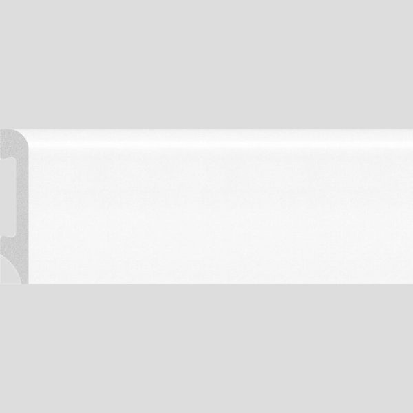 Zócalo Resistente al Agua Top Round Blanco Polar 14mm x 75mm x 2400mm x 20 unidades - Image 2