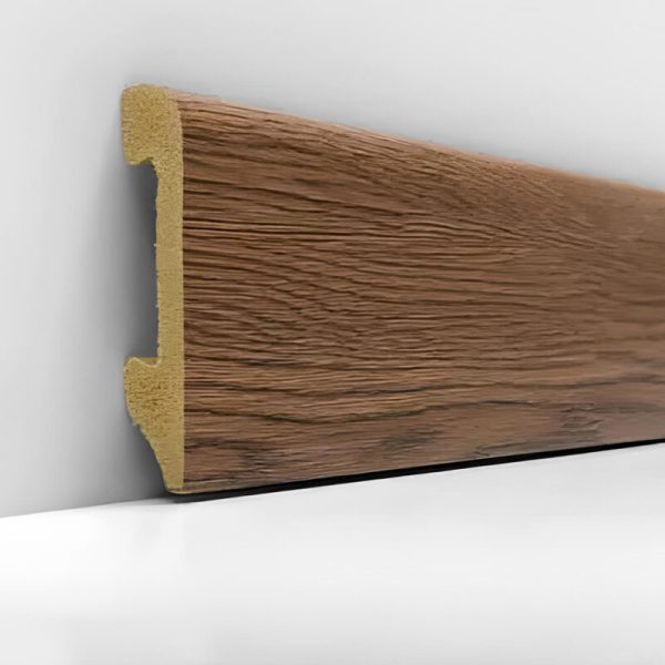 Zócalo Resistente al Agua Top Round Roble Terra 14mm x 75mm x 2400mm