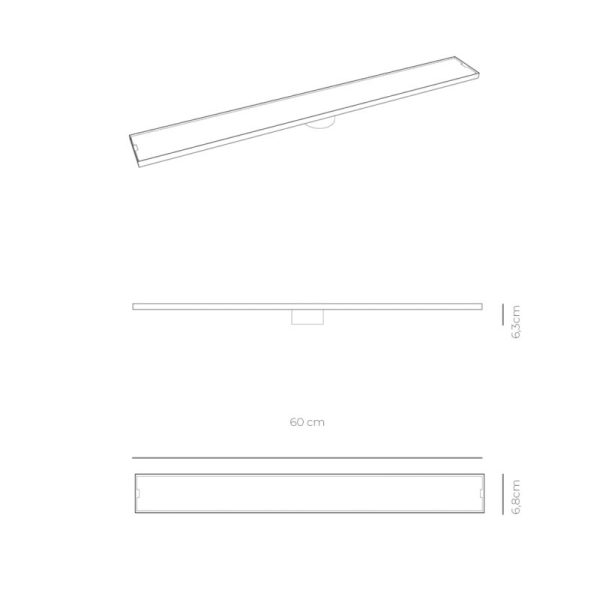 Rejilla Lineal Reversible 6,8cm x 60cm - Image 4