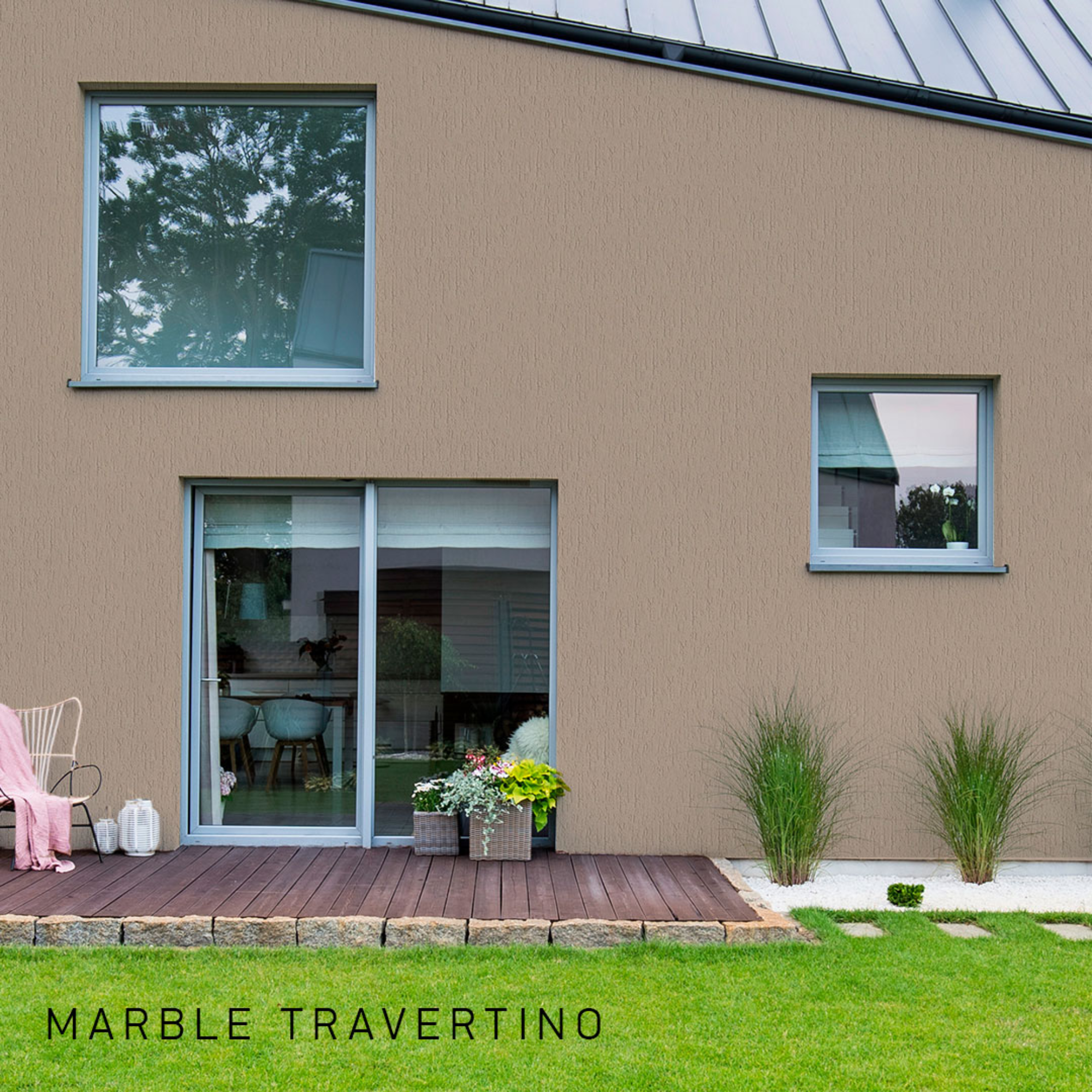 MARBLE Revestimiento acrílico decorativo de efecto TRAVERTINO O RULATO - Image 7