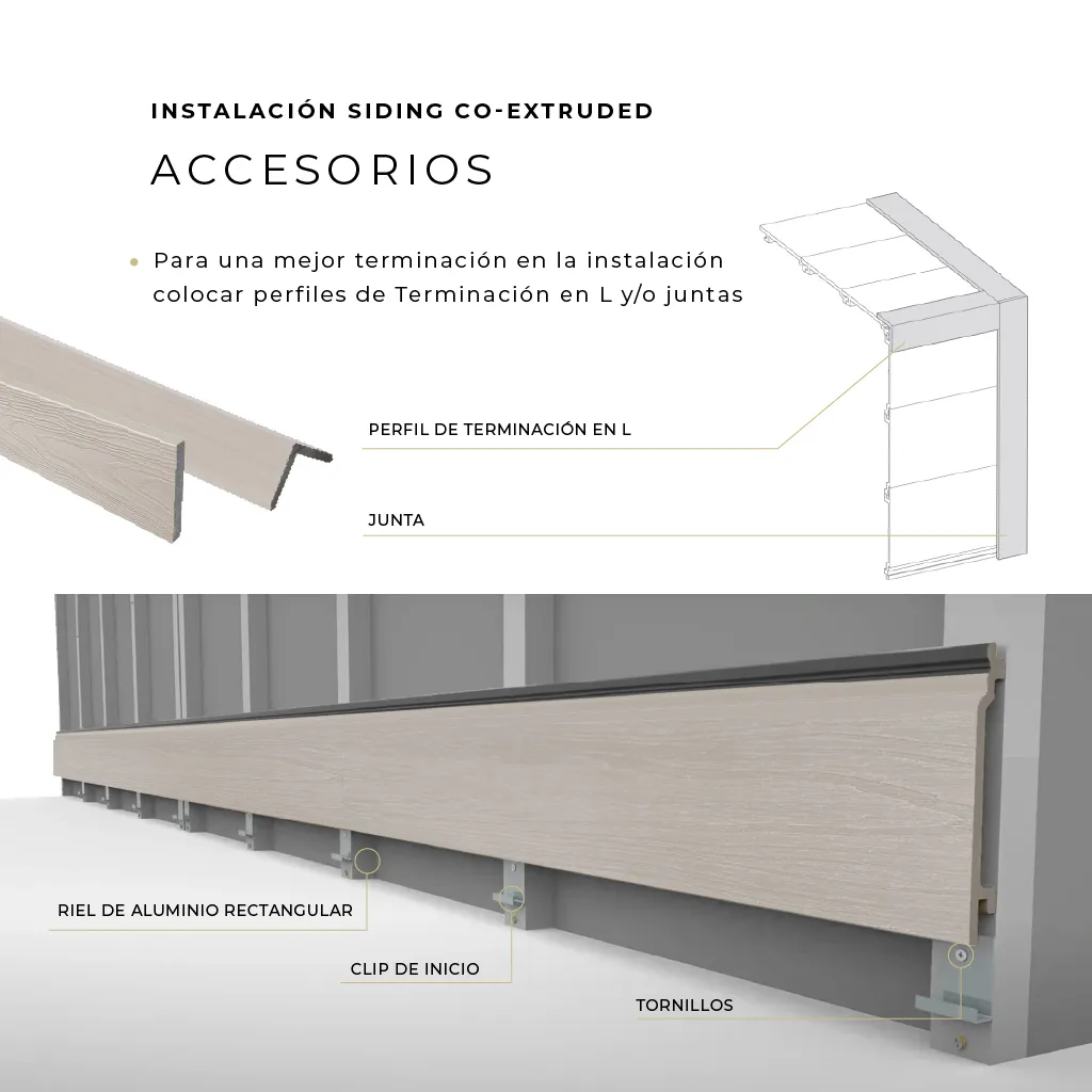 Siding Exterior Co-Extruded White Oak stretch - Image 8