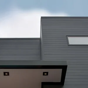 Siding Exterior Co-Extruded Silver Grey