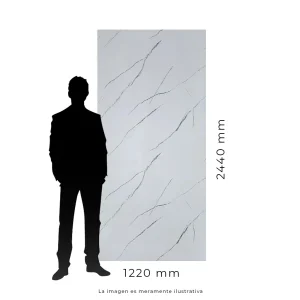 Placas UV Statuario Brillo