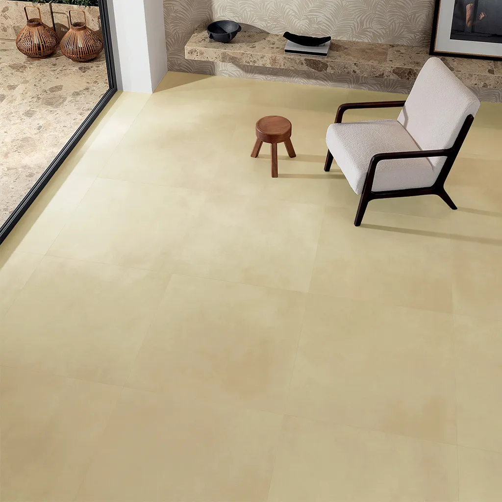 Piso Vinílico Autoadhesivo Ceramic Beige Matt 1,5mm - Imagen 2